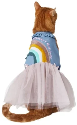 Frisco Rainbow Denim Dog & Cat Dress -FRISCO Sales 312144 PT2. SY630 V1644524286