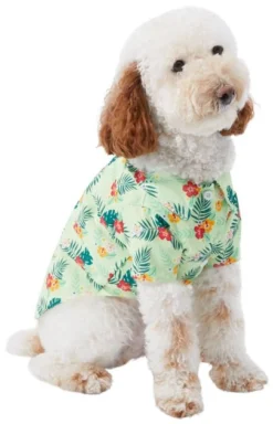 Frisco Hawaiian Floral Camp Dog & Cat Shirt