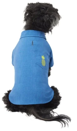 Frisco Chambray Pineapple Dog & Cat Shirt