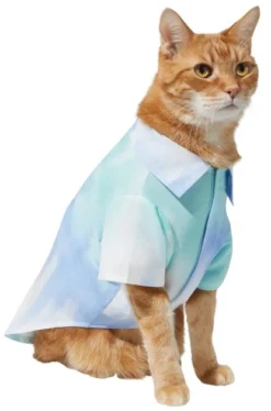 Frisco Blue Tie Dye Dog & Cat Shirt -FRISCO Sales 312200 PT2. SY630 V1644885691