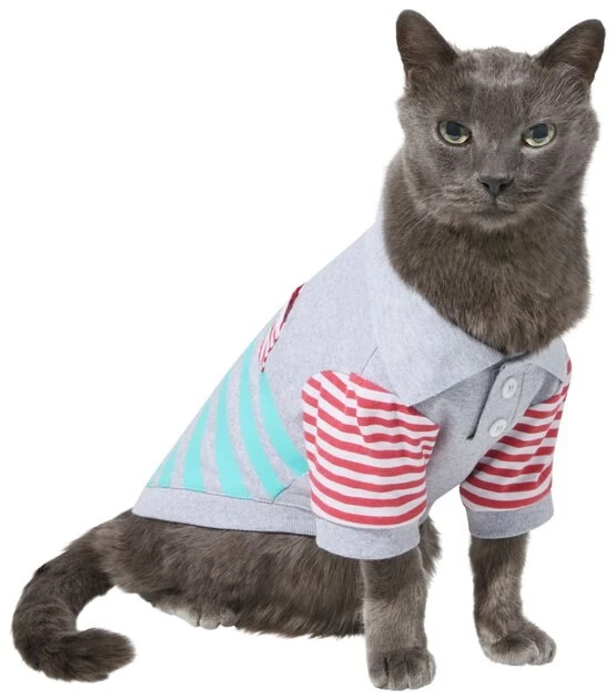 Frisco Striped Polo Dog & Cat Shirt 5 Frisco Striped Polo Dog & Cat Shirt - Image 3