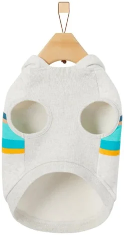 Frisco Striped Grey Dog & Cat Hoodie -FRISCO Sales 312264 PT4. SY630 V1644881292