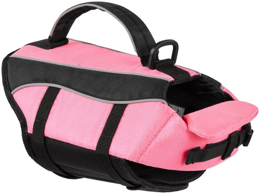 Frisco Ripstop Dog Life Jacket, Pink 5 Frisco Ripstop Dog Life Jacket, Pink - Image 3