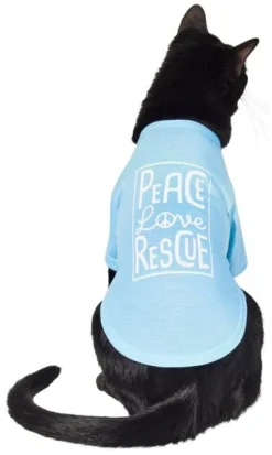 Frisco Peace Love Rescue Dog & Cat T-Shirt -FRISCO Sales 315067 PT2. SY630 V1646349430