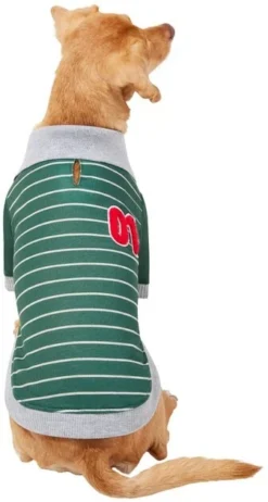 Frisco Green Rugby Dog & Cat Polo Shirt -FRISCO Sales 315083 PT3. SY630 V1646433396