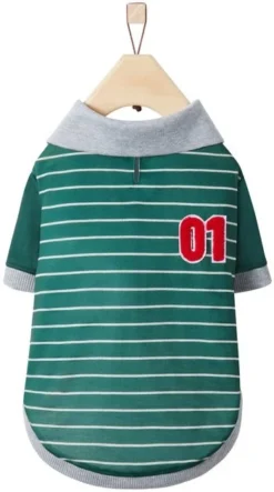 Frisco Green Rugby Dog & Cat Polo Shirt -FRISCO Sales 315083 PT4. SY630 V1646435794