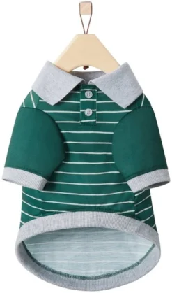 Frisco Green Rugby Dog & Cat Polo Shirt -FRISCO Sales 315083 PT5. SY630 V1646437428