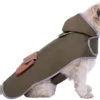 Frisco Olive Reversible Packable Dog Raincoat -FRISCO Sales 315116 MAIN. SY630 V1646442278