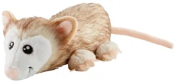 Frisco Fur Really Real Possum Plush Squeaky Dog Toy