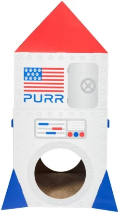 Frisco Spaceship Cardboard Cat House, 2-Story -FRISCO Sales 317721 PT2. SY630 V1642088822