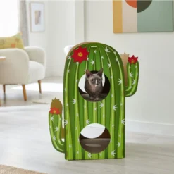 Frisco Cactus Cardboard Cat House, 2-Story -FRISCO Sales 317725 PT3. SY630 V1642099098
