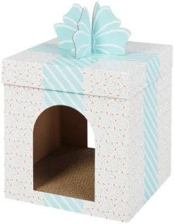 Frisco Birthday Gift Box Cardboard Cat House