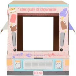 Frisco Ice Cream Truck Cardboard Cat House, 2-Story 8 Frisco Ice Cream Truck Cardboard Cat House, 2-Story -FRISCO Sales 317729 PT2. SY630 V1642088379