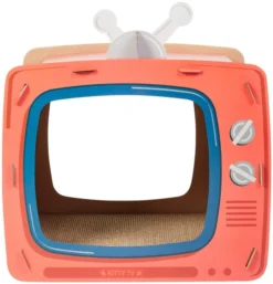 Frisco TV Set Cardboard Cat House -FRISCO Sales 317731 PT2. SY630 V1642088474
