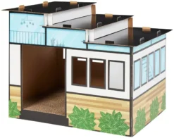 Frisco Modern House Cardboard Cat House