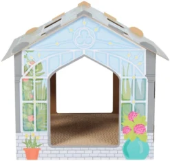 Frisco Greenhouse Cardboard Cat House -FRISCO Sales 317737 PT2. SY630 V1642088463