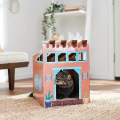Frisco Southwestern House Cardboard Cat House -FRISCO Sales 317739 PT3. SY630 V1642099125