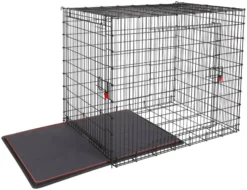 Frisco XX-Large Heavy Duty Enhanced Lock Double Door Wire Dog Crate, Fold & Carry Wire Dog Crate & Mat Kit, 54" 12 Frisco XX-Large Heavy Duty Enhanced Lock Double Door Wire Dog Crate, Fold & Carry Wire Dog Crate & Mat Kit, 54" -FRISCO Sales 318116 PT4. SY630 V1634155019