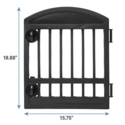 Frisco 4-Panel Plastic Exercise Playpen, Black + Dog Training & Potty Pads, 22 x 23-in, 150 count, Unscented -FRISCO Sales 318956 PT3. SY630 V1630360924