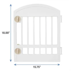 Frisco 4-Panel Plastic Exercise Playpen, White + Dog Training & Potty Pads, 22 x 23-in, 150 count, Unscented -FRISCO Sales 318960 PT3. SY630 V1630363298