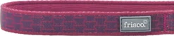 Frisco Outdoor Comfort Print Nylon Padded Collar, Large, Neck: 18 -26-in, Width: 1-in + Outdoor Ultra Reflective Rope Leash With Padded Handle, Boysenberry Purple, 6 - ft -FRISCO Sales 319070 PT2. SY630 V1631140581