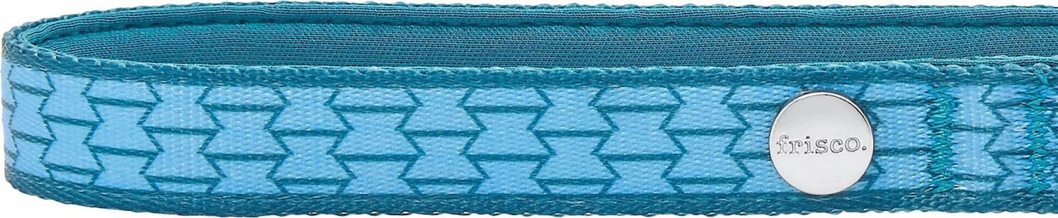 Frisco Outdoor Comfort Print Nylon Padded Collar, Medium - Neck: 14-20-in, Width: 3/4-in + Outdoor Ultra Reflective Rope Leash With Padded Handle, Bayou Teal, 6 - ft 5 Frisco Outdoor Comfort Print Nylon Padded Collar, Medium - Neck: 14-20-in, Width: 3/4-in + Outdoor Ultra Reflective Rope Leash With Padded Handle, Bayou Teal, 6 - ft - Image 3