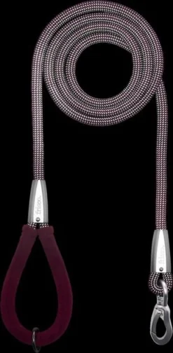 Frisco Outdoor Frisco Nylon Collar, Shadow Purple, Medium-Neck: 14-20-in, Width: 3/4-in + Rope Leash With Padded Handle, Boysenberry Purple, 6-ft -FRISCO Sales 319112 PT7. SY630 V1631140600