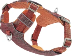 Frisco Outdoor Lightweight Ripstop Nylon Harness, Flamepoint Orange, Small, Neck: 13 to 19-in, Girth: 16 to 22-in + Heathered Dog Leash, Flamepoint Orange, Small - Length: 6-ft, Width: 5/8-in -FRISCO Sales 319160 PT3. SY630 V1631139114