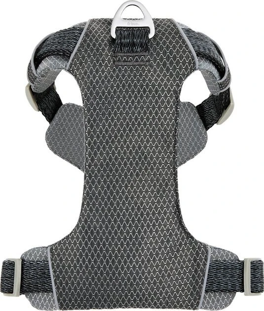 Frisco Outdoor Lightweight Ripstop Nylon Harness, Storm Gray, Small, Neck: 13 to 19-in, Girth: 16 to 22-in + Heathered Dog Leash, Midnight Black, SM - Length: 6-ft, Width: 5/8-in 5 Frisco Outdoor Lightweight Ripstop Nylon Harness, Storm Gray, Small, Neck: 13 to 19-in, Girth: 16 to 22-in + Heathered Dog Leash, Midnight Black, SM - Length: 6-ft, Width: 5/8-in - Image 3