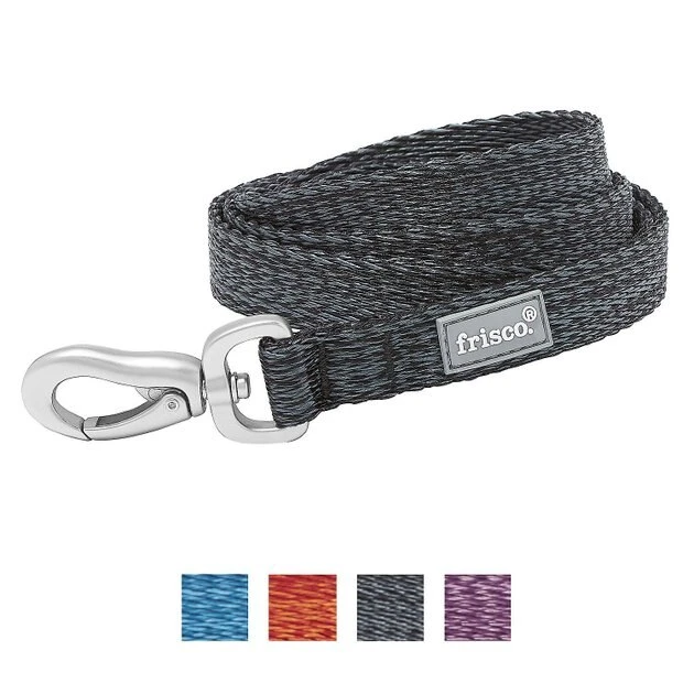 Frisco Outdoor Lightweight Ripstop Nylon Harness, Storm Gray, Small, Neck: 13 to 19-in, Girth: 16 to 22-in + Heathered Dog Leash, Midnight Black, SM - Length: 6-ft, Width: 5/8-in 9 Frisco Outdoor Lightweight Ripstop Nylon Harness, Storm Gray, Small, Neck: 13 to 19-in, Girth: 16 to 22-in + Heathered Dog Leash, Midnight Black, SM - Length: 6-ft, Width: 5/8-in - Image 7