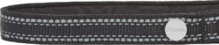 Frisco Outdoor Nylon Reflective Comfort Padded Collar, Midnight Black, MD - Neck: 14-20-in, Width: 3/4-in + Dog Leash, Midnight Black, MD - Length: 6-ft, Width: 3/4-in -FRISCO Sales 319230 PT2. SY630 V1631160987