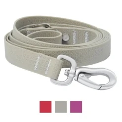 Frisco Outdoor Solid Textured Waterproof Stink Proof PVC Collar, Storm Gray, Extra Small - Neck: 8-12-in, Width: 5/8th-in + Dog Leash, Storm Gray, Small - Length: 6-ft, Width: 5/8-in 15 Frisco Outdoor Solid Textured Waterproof Stink Proof PVC Collar, Storm Gray, Extra Small - Neck: 8-12-in, Width: 5/8th-in + Dog Leash, Storm Gray, Small - Length: 6-ft, Width: 5/8-in -FRISCO Sales 319348 PT5. SY630 V1631144773