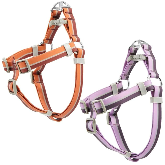 Frisco Outdoor Two Tone Waterproof Stinkproof PVC Harness, Flamepoint Orange,Extra Large, Neck: 22 to 33-in, Girth: 32 to 44-in + Outdoor Two Tone Waterproof Stinkproof PVC Harness, Shadow Purple, Large, Neck: 19 to 27-in, Girth: 23 to 36-in 3 Frisco Outdoor Two Tone Waterproof Stinkproof PVC Harness, Flamepoint Orange,Extra Large, Neck: 22 to 33-in, Girth: 32 to 44-in + Outdoor Two Tone Waterproof Stinkproof PVC Harness, Shadow Purple, Large, Neck: 19 to 27-in, Girth: 23 to 36-in