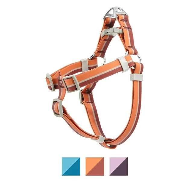 Frisco Outdoor Two Tone Waterproof Stinkproof PVC Harness, Flamepoint Orange,Extra Large, Neck: 22 to 33-in, Girth: 32 to 44-in + Outdoor Two Tone Waterproof Stinkproof PVC Harness, Shadow Purple, Large, Neck: 19 to 27-in, Girth: 23 to 36-in 4 Frisco Outdoor Two Tone Waterproof Stinkproof PVC Harness, Flamepoint Orange,Extra Large, Neck: 22 to 33-in, Girth: 32 to 44-in + Outdoor Two Tone Waterproof Stinkproof PVC Harness, Shadow Purple, Large, Neck: 19 to 27-in, Girth: 23 to 36-in - Image 2