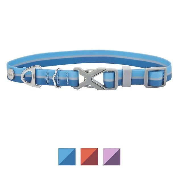 Frisco Outdoor Two Tone Waterproof Stinkproof PVC Harness, River Blue, Large, Neck: 19 to 27-in, Girth: 23 to 36-in + Dog Collar, River Blue, Large, Neck: 18 ½- 26-in, Width: 1-in 8 Frisco Outdoor Two Tone Waterproof Stinkproof PVC Harness, River Blue, Large, Neck: 19 to 27-in, Girth: 23 to 36-in + Dog Collar, River Blue, Large, Neck: 18 ½- 26-in, Width: 1-in - Image 6
