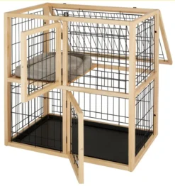 Frisco Collapsible Wood & Wire Cat Cage Playpen, 2 Level 10 Frisco Collapsible Wood & Wire Cat Cage Playpen, 2 Level -FRISCO Sales 323214 PT3. SY630 V1645493866