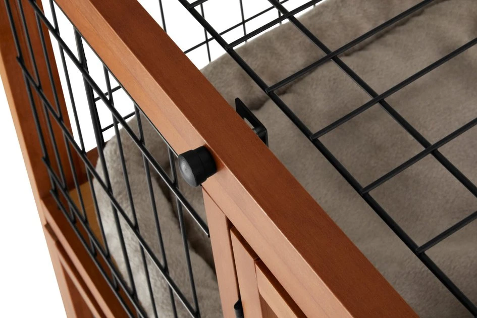 Frisco Collapsible Wood & Wire Cat Cage Playpen, 3 Level 7 Frisco Collapsible Wood & Wire Cat Cage Playpen, 3 Level - Image 5