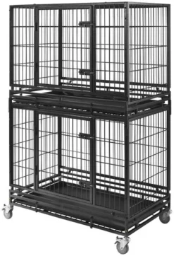 Frisco Ultimate Lightweight Heavy Duty Foldable & Stackable Steel Metal Single Door Dog Crate -FRISCO Sales 326416 PT5. SY630 V1646859692