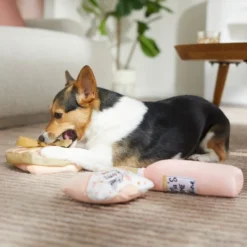 Frisco Mother's Day Gifts Plush Squeaky Dog Toy, 3 count -FRISCO Sales 327035 PT3. SY630 V1646947993