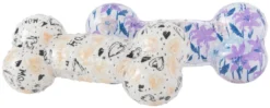 Frisco Mother's Day TPR Bone Squeaky Dog Toy, 2 count