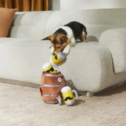 Frisco Beer & Keg Plush Squeaky Dog Toy, 4 count -FRISCO Sales 327047 PT3. SY630 V1648667317