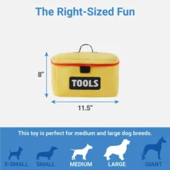 Frisco Tool Box Plush Squeaky Dog Toy -FRISCO Sales 327051 PT2. SY630 V1648563983