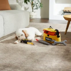 Frisco Tool Box Plush Squeaky Dog Toy -FRISCO Sales 327051 PT3. SY630 V1648667349