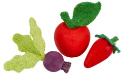 Frisco Small Pet Wooden Fruit Assortment Chew Toy