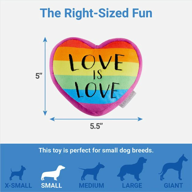 Frisco Pride My Moms Love Me Plush Squeaky Dog Toy 4 Frisco Pride My Moms Love Me Plush Squeaky Dog Toy - Image 2