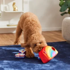 Frisco Pride Rainbow Hide & Seek Puzzle Plush Squeaky Dog Toy -FRISCO Sales 331673 PT3. SY630 V1647356070