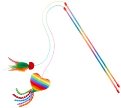 Frisco Pride Teaser Wand Cat Toy with Catnip, 2 count