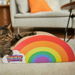 Frisco Pride Rainbow Cat Scratcher Toy with Catnip -FRISCO Sales 331684 PT3. SY630 V1647355617