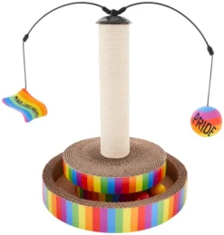 Frisco Pride Interactive Cat Scratcher Toy with Catnip