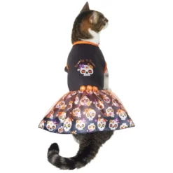 Frisco Sweet & Spooky Ruffle Skull Dog & Cat Dress -FRISCO Sales 335161 PT2. SY630 V1658347186
